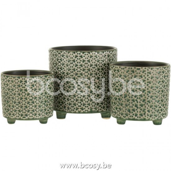 Jline 22980 Bloempotten Cache Pots Flowerpots Blumentöpfe Macetas Vasi Per Piante DECORATIE Schalen potten vazen