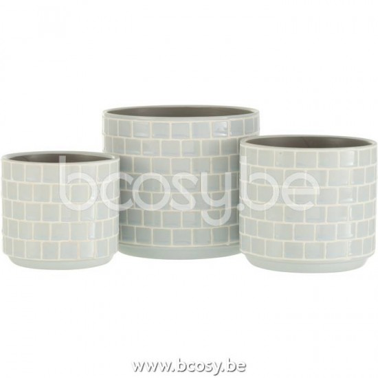 Jline 22989 Bloempotten Cache Pots Flowerpots Blumentöpfe Macetas Vasi Per Piante DECORATIE Schalen potten vazen