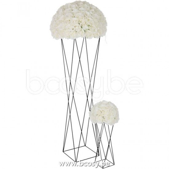 J Line Jline Jolipa 23546 Staander Kruis Metaal Zwart Large