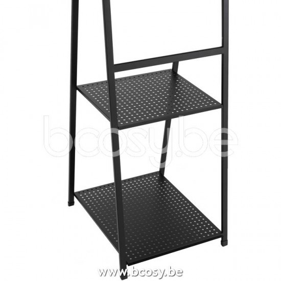 J Line Jline Spiegel Auf Fuß Löcher Spiegel Metall Schwarz Standspiegeln Stehpiegeln