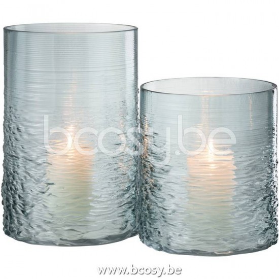 J Line Jline Hurricane Sea Glass Blue Large lanterns hurricanes