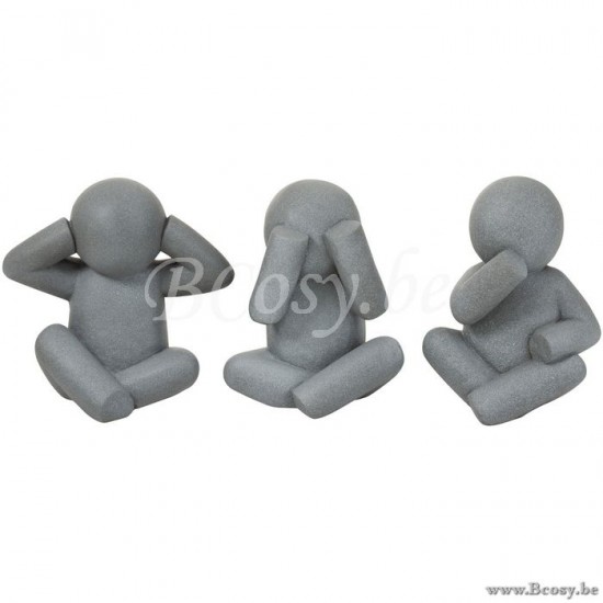 J Line 2379 P Tit Maurice Horen Zien Zwijgen Magnesium Grijs Small 40 mannetjes mannen venten ventjes