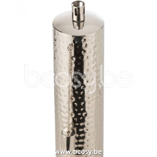 braseros feux foyers de jardin d extérieur Jolipa J Line Jline Torch Tiffany Stainless Steel Silver Large