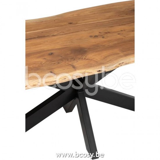 J Line Jline Dining Table Gerard Big Acacia Wood Natural dining dinner tables