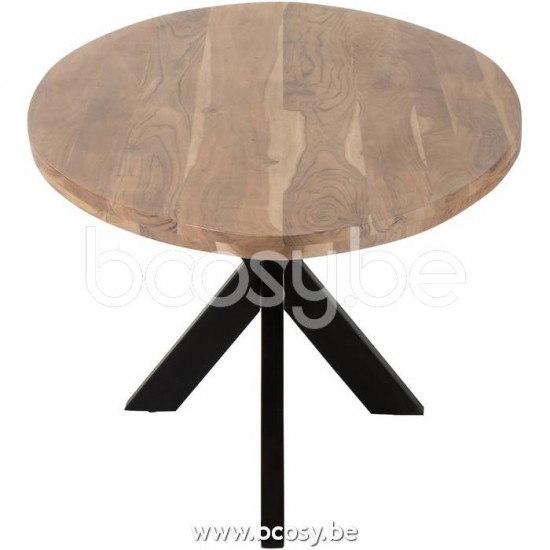 tables a manger de repas Jolipa J Line Jline Table A Manger Gerard Ronde Acacia Bois Naturel