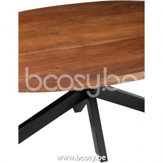 J Line Jline Dining Table Gerard Round Acacia Wood Brown dining dinner tables