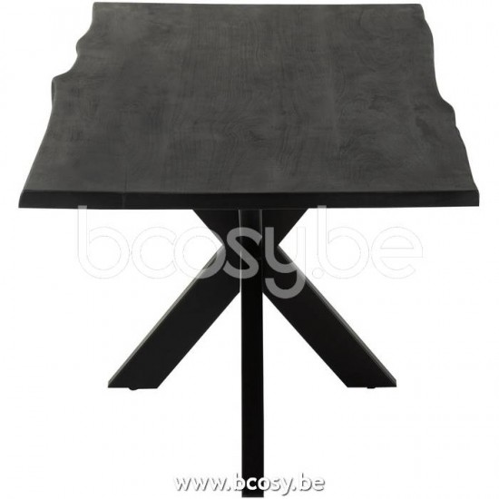 tables a manger de repas Jolipa J Line Jline Table À Manger Gerard Manguier Bois Noir