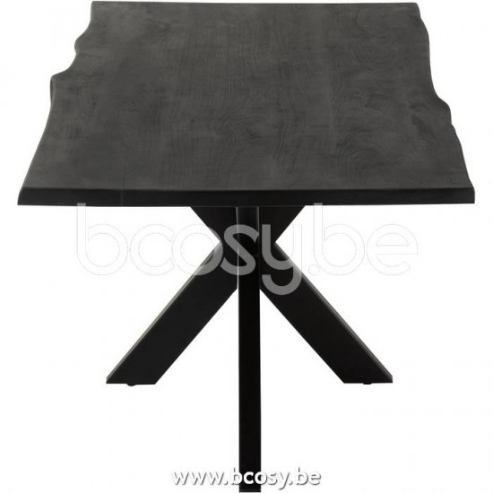 tables a manger de repas Jolipa J Line Jline Table À Manger Gerard Grande Manguier Bois Noir