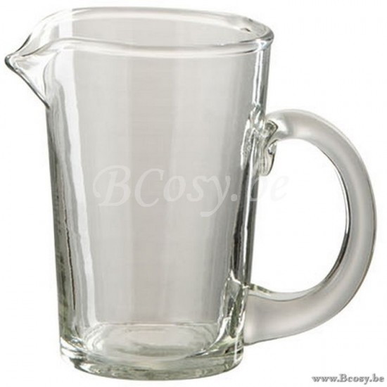 J Line 2462 Karaf Ella Glas Transparant Small 11H karafs karaaf decanteerkaraffen karafen schenkkannen waterkannen karaffen