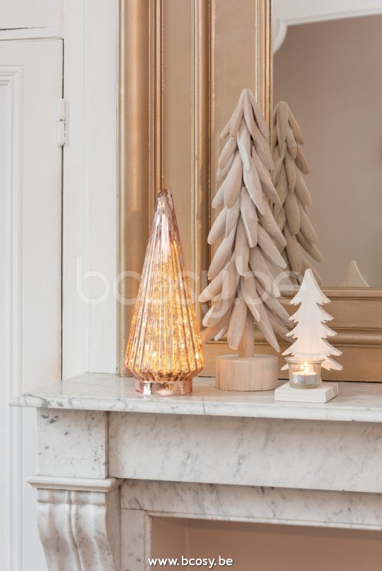 Jline Fotosforo Arbol De Navidad Madera Blanco