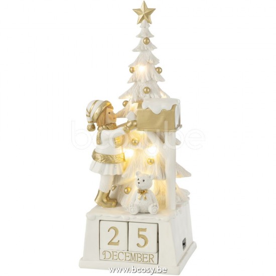 Jline 26556 Figuren Figurines Figurines Figuren Figuritas Sculture DECORATIE Winter Kerst.
