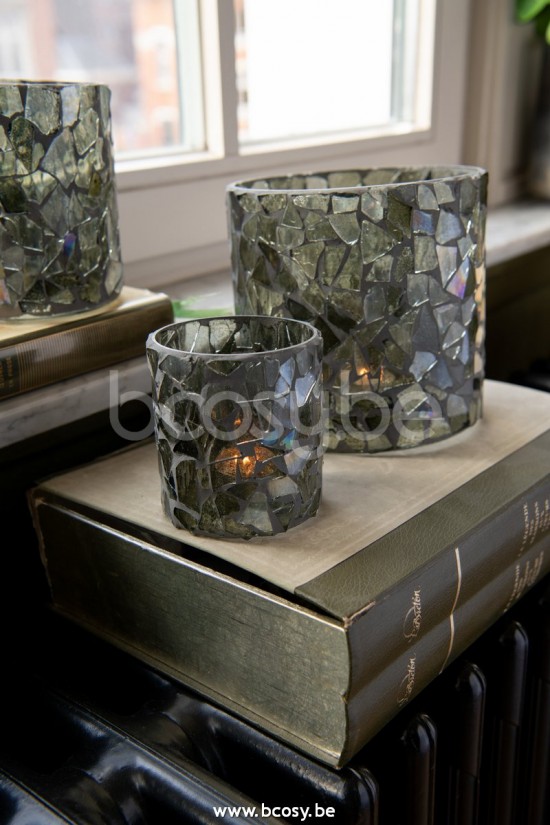 Jline Fotosforo Mosaicos Vidrio Gris Verde Large