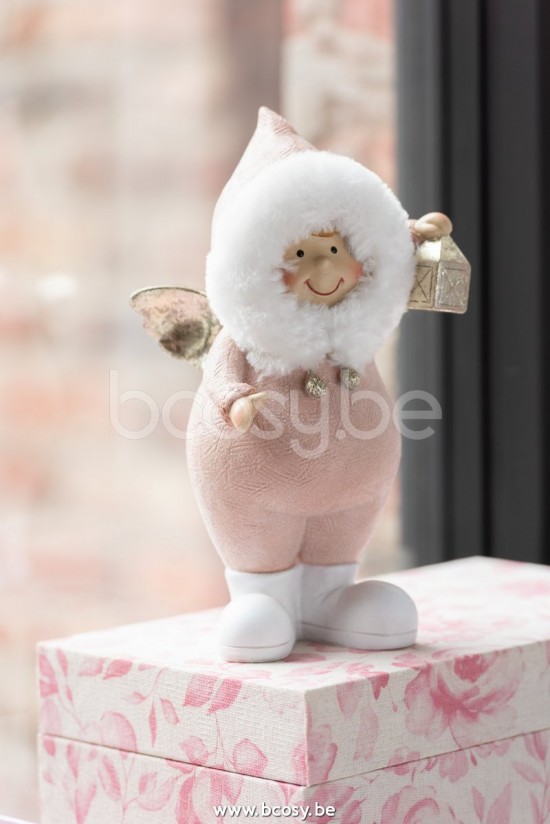 Jline Angel Estrella Y Linterna Poly Rosa Large Surtido De 2