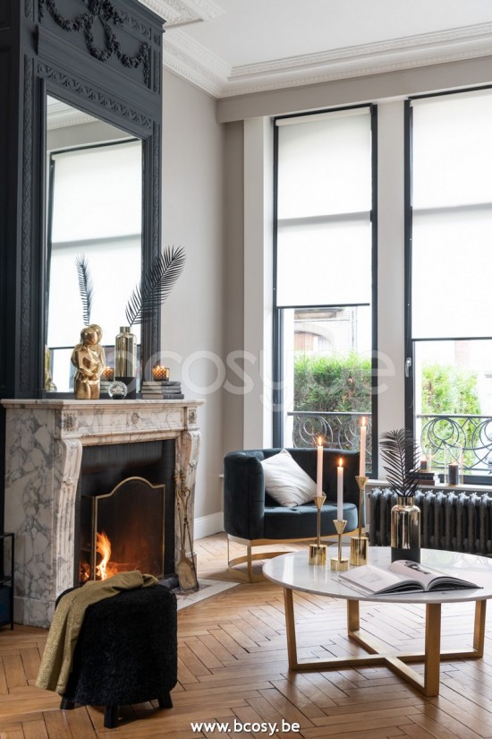 J Line Pouf Pecora Piede Poliestere Nero Puf Oveja Pata Poliester Negro.