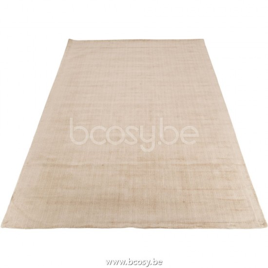 J Line Tapijt Rechthoek Viscose Katoen Beige L200xB300 cm vloertapijten vloerkleed vloerkleden JO28068.