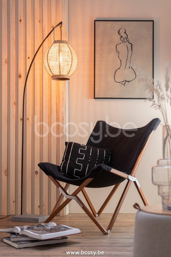 Jline Linterna Bambu Natural