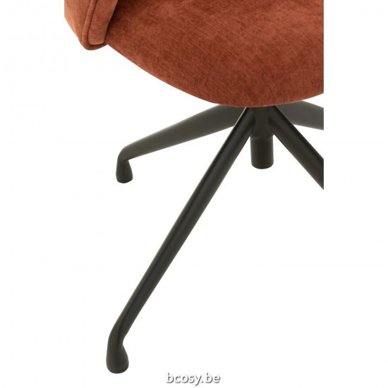 J Line Chair Turn Up Down Textile Burgundy cup swivel chairs seats couches.