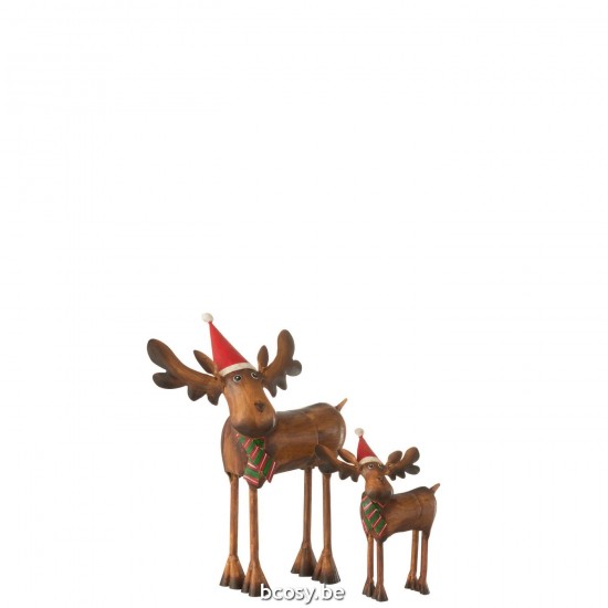 Jline 35543 Figuren Figurines Figurines Figuren Figuritas Sculture DECORATIE Winter Kerst.