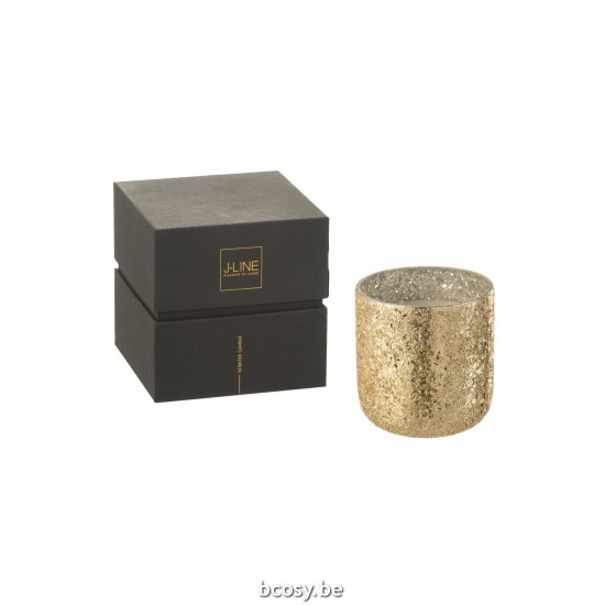 J Line Geurkaars Luxuria Goud Medium 60H geurkaarsen JO35611.