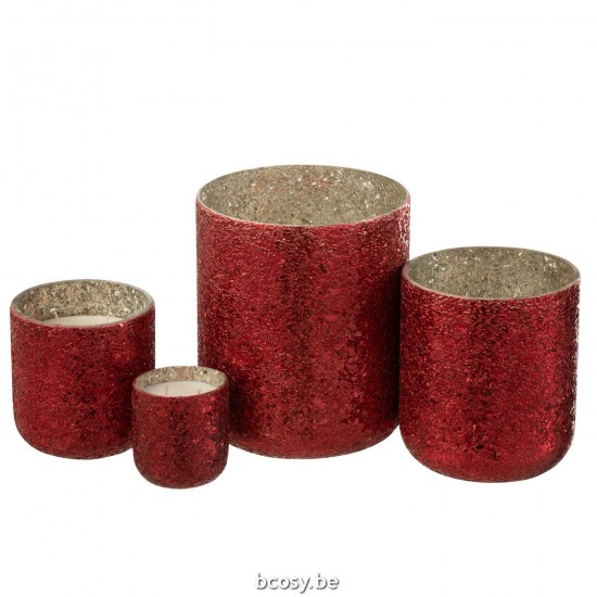 J Line Scented Candle Luxuria Red Extra Large 120H scented candles.