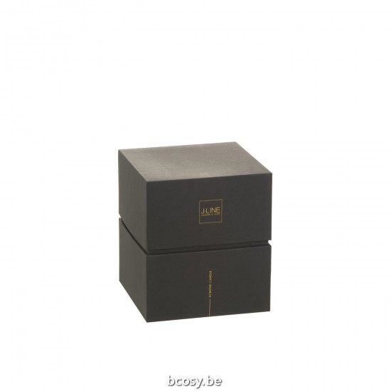 J Line bougies parfumées Jolipa Bougie Senteur Noa Spicy Twilight Noir Medium 55H.