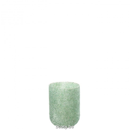 J Line Kaarshouder Fore Glas Groen Medium T theelichten theelichthouders waxinelichten JO36039.