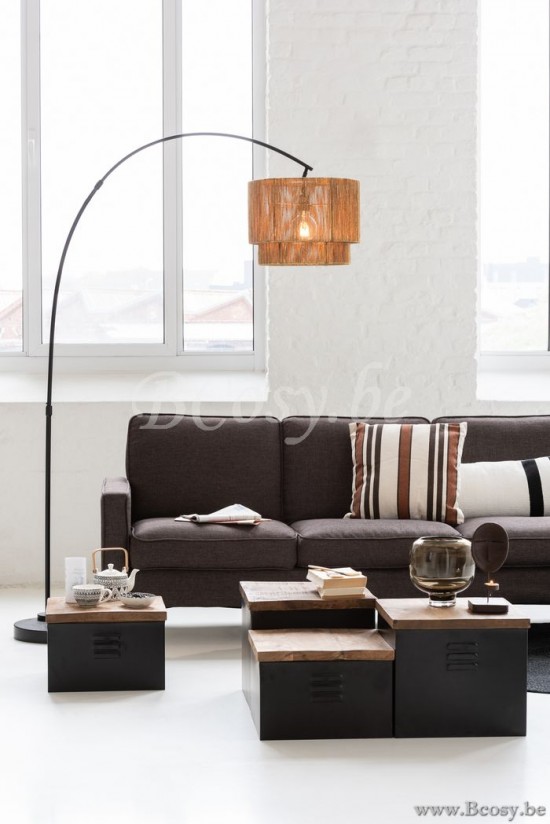 Jline Jarrón De Pie Redondo Vidrio Marrón Oscuro Large