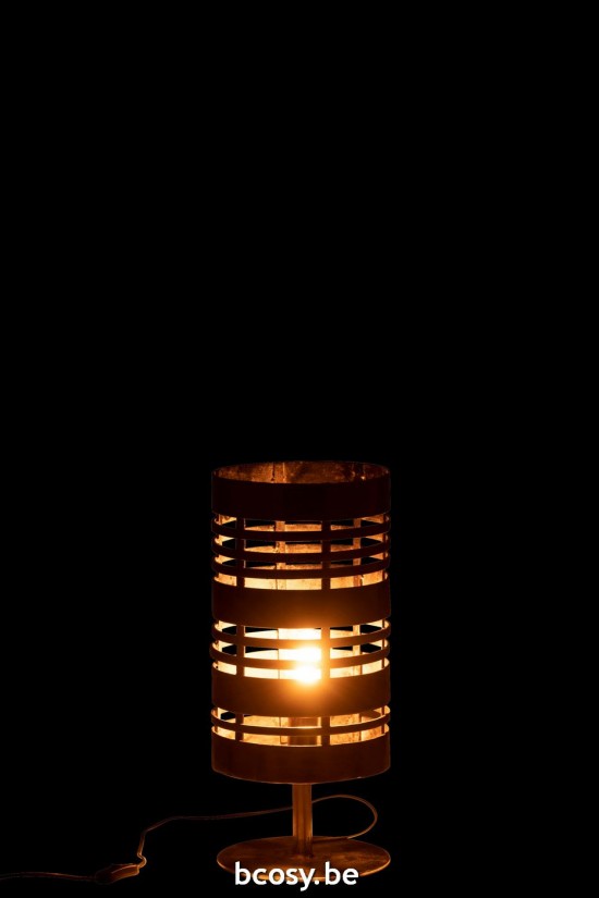 J Line Éclairage Armatures Luminaires D'intérieur Pieds De Lampe Avec Abat Jour Lampes De Table Jolipa Lampe De Table Cercle M.