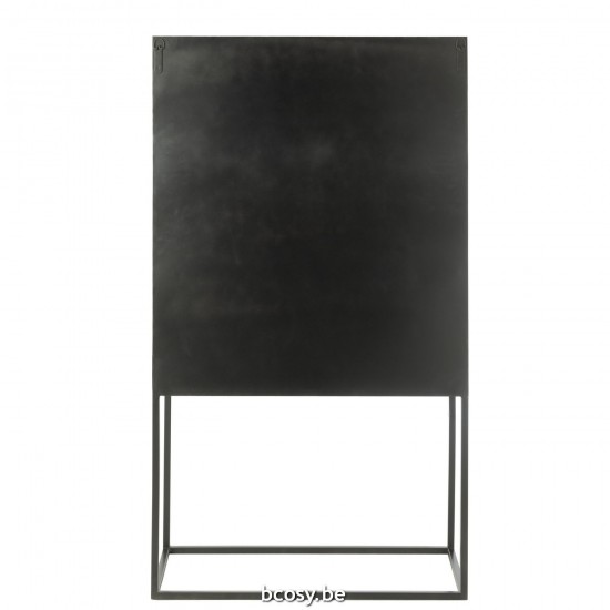 Jline Barkast Shanil Hout Ijzer Zwart.