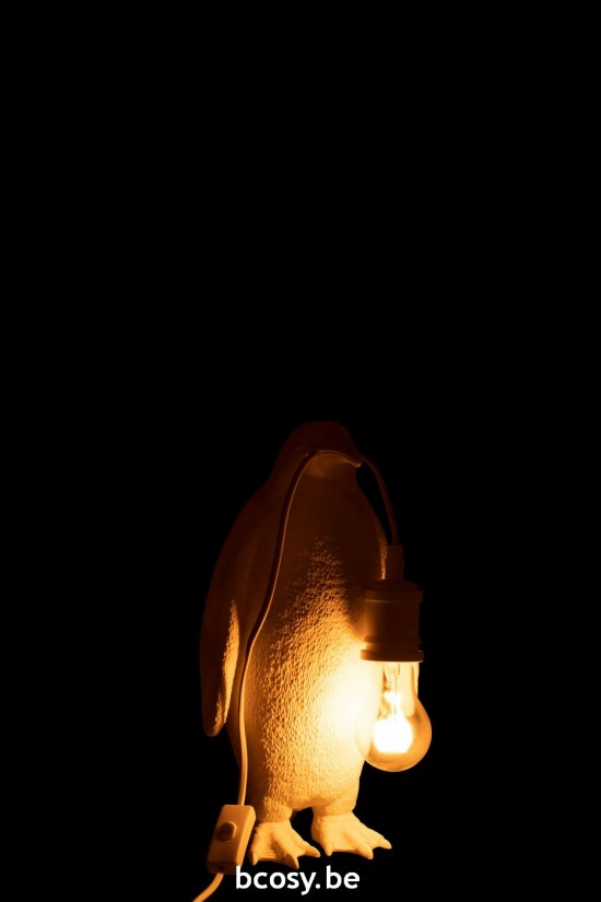 J Line Éclairage Armatures Luminaires D'intérieur Pieds De Lampe Avec Abat Jour Lampes De Table Jolipa Lampe Pingouin Resine .