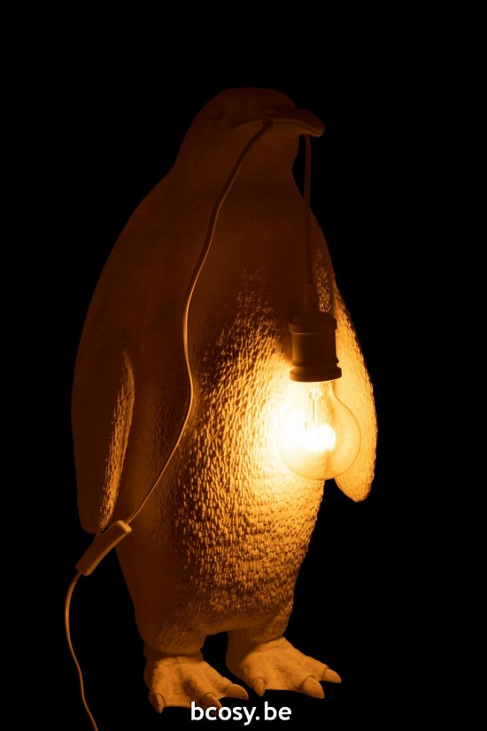 J Line Éclairage Armatures Luminaires D'intérieur Pieds De Lampe Avec Abat Jour Lampes De Table Jolipa Lampe Pingouin Resine .