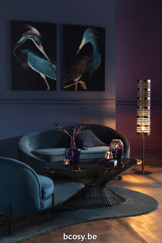 Jline Alfombra Organ Poliester Azul Osc.