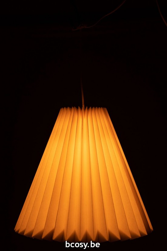 J Line lampes suspendues suspensions pendantes Jolipa Lampe Papier Blanc.