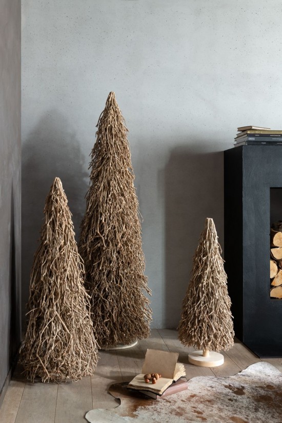 Jline Arbol De Navidad Madera De Arbol De Te Natural Medium.