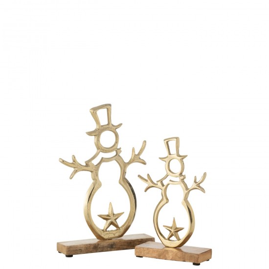 Jline 45436 Figuren Figurines Figurines Figuren Figuritas Sculture DECORATIE Winter Kerst.