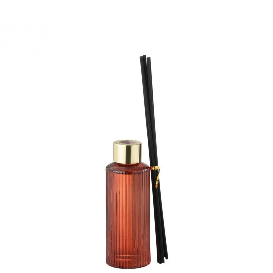 J Line sprays parfums fleurs Jolipa Huile Parfumee Olive Frank Incense Verre Rouge Small.