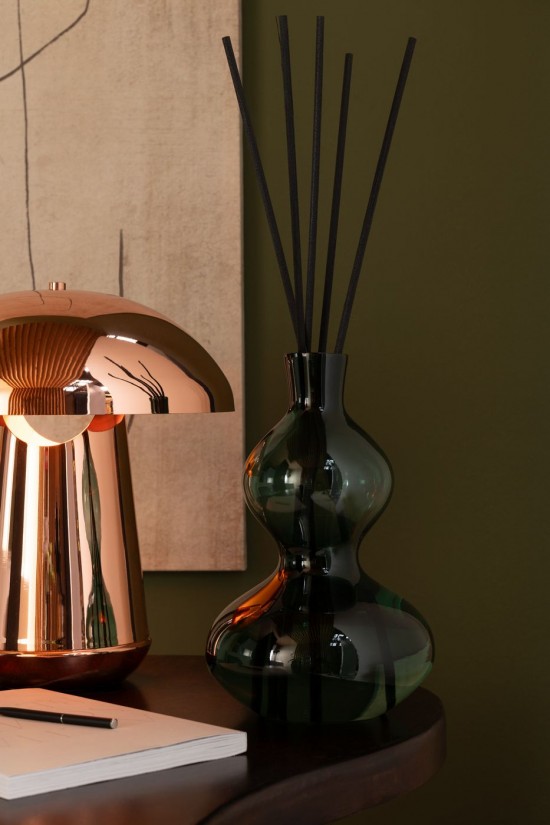 Jline Aceite Perfumado Cedar Breeze Vidrio Verde Large.