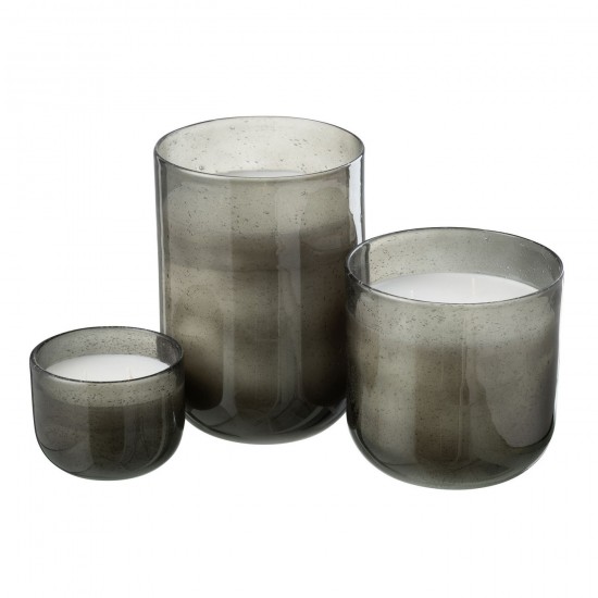 J Line bougies parfumées Jolipa Bougie Parfumee Olive Frank Incense Cire Vert Large 80H.