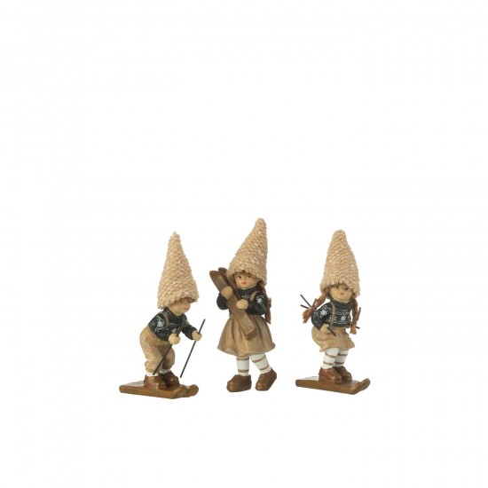 J Line Kinderen Skiën Resin Bruin Small mensen personen JO45615.