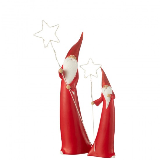 Jline 45673 Figuren Figurines Figurines Figuren Figuritas Sculture DECORATIE Winter Kerst.