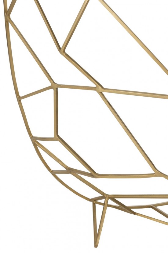 J Line Console Moza Metal Glass Gold sidetables.