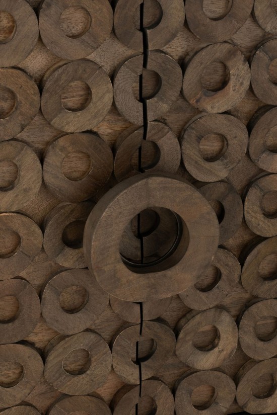 Jline Buffet 4 Türe Mangoholz Mdf Braun schrank buffets schraenke.