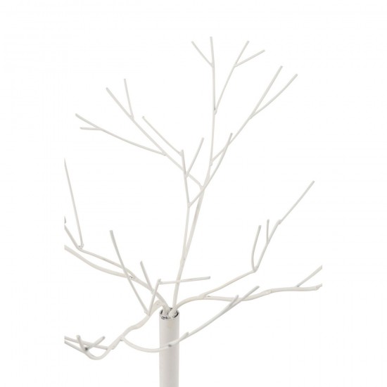 J Line arbres decos Jolipa Arbre Metal Blanc Small.