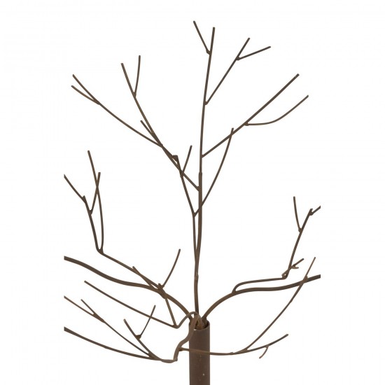 J Line arbres decos Jolipa Arbre Metal Brun Small.