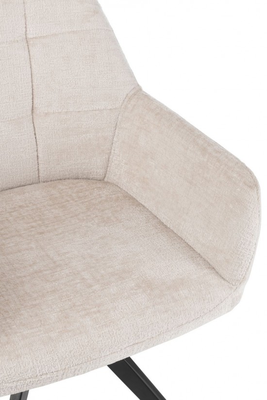 Jline Stuhl Louna Eisen Acrylfaser Elfenbein stuhl stuehle.