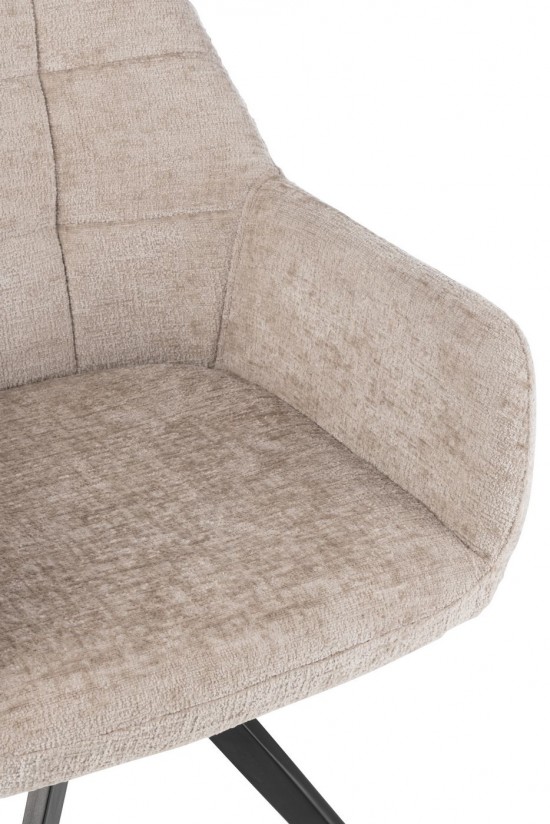 Jline Stuhl Louna Eisen Acrylfaser Dunkel Grau stuhl stuehle.