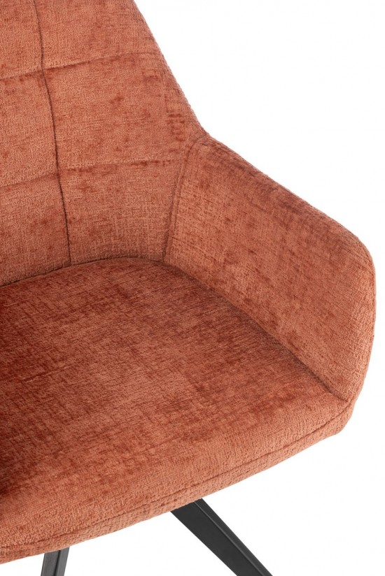 Jline Stuhl Louna Eisen Acrylfaser Pfirsich stuhl stuehle.