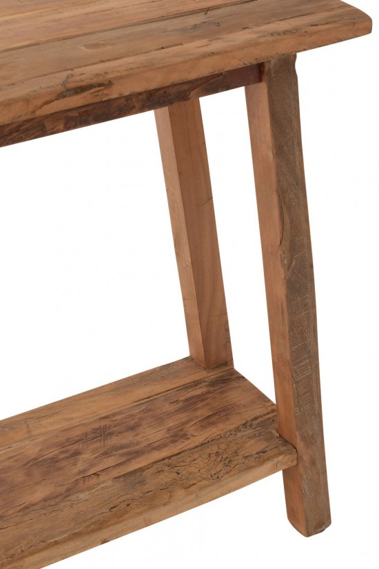 Jline Konsole Viereckig Recyceltes Holz Naturell konsolen endtische.