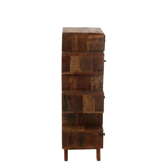 J Line armoires avec portes Jolipa Etagere Vinto Bois Recycle Naturel.