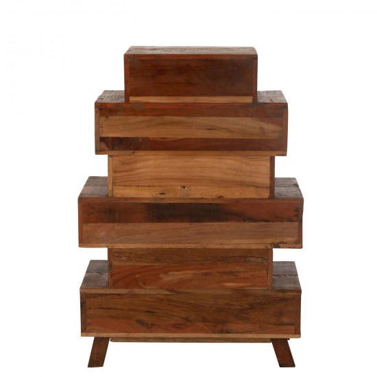 Jline Kast Vinto Gerecycleerd Hout Naturel.